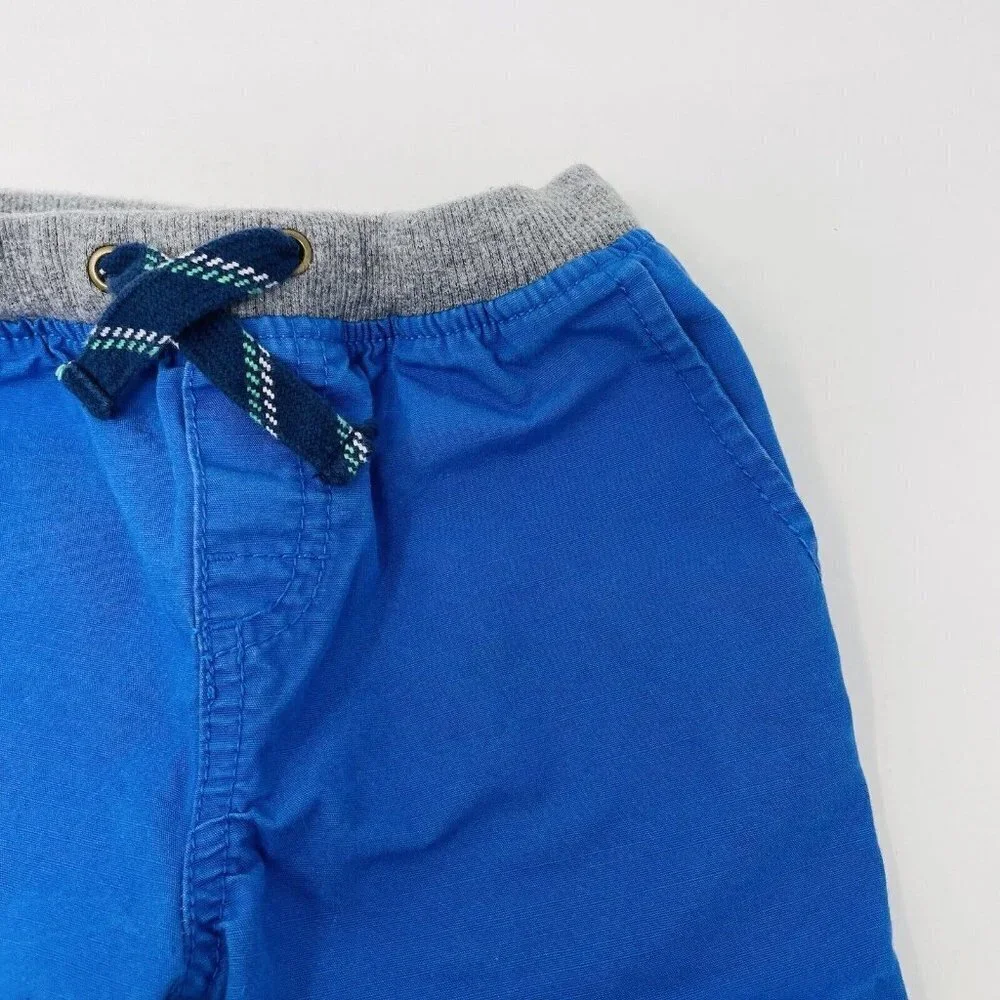 Carters Baby Boys Size 24 Months Drawstring Pull On Shorts Blue‎ 100% Cotton 942